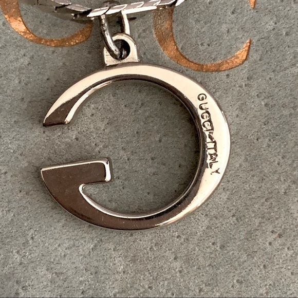 Rare Vintage GUCCI “G” Charm Metal Belt - Picture 5 of 7
